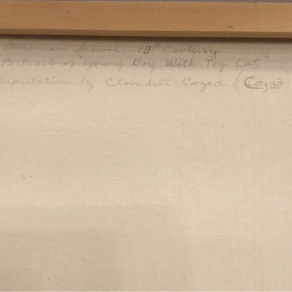 FolkArt Oil Painting Portrait Judged - Picture 4 of 16